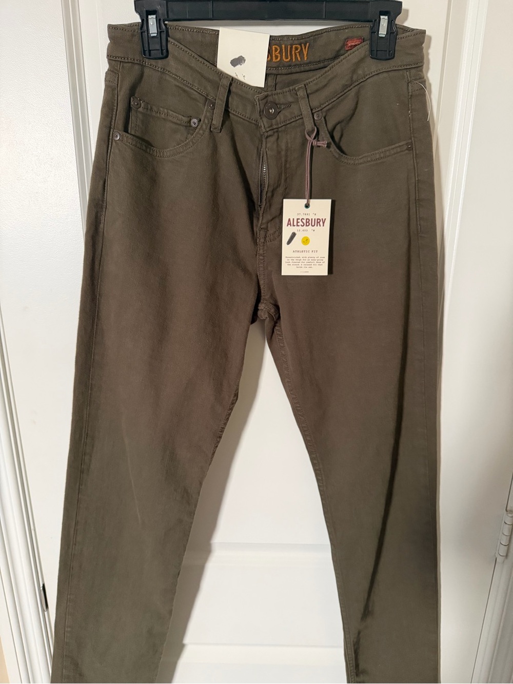 groove Slim Men's Jeans in Olive